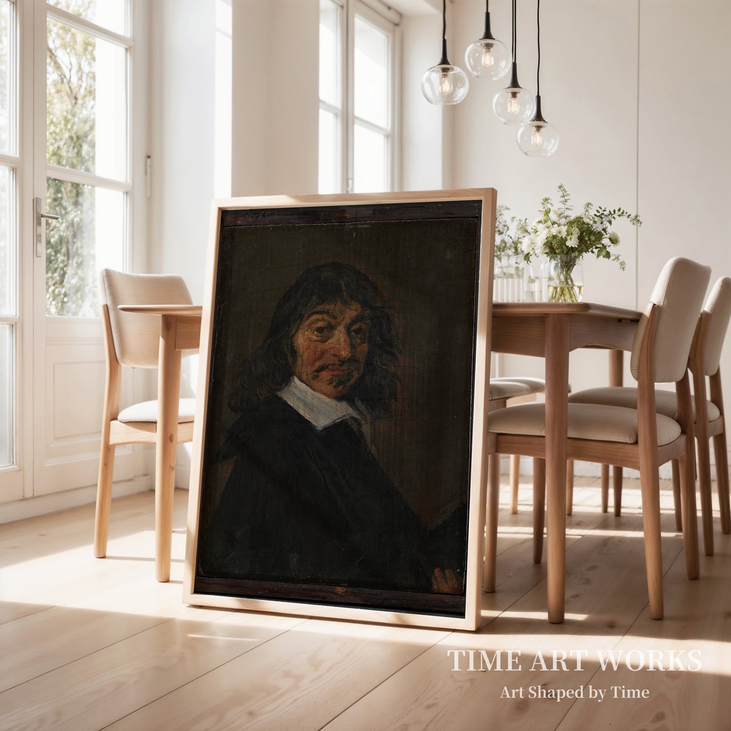 ルネ・デカルト（1596年 - 1650年）（René Descartes (1596-1650)）— ハルス、フランス（Hals, Frans）