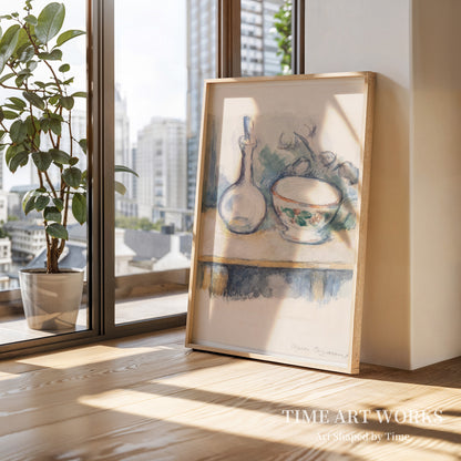 ボウルとカラフェのある静物画（Nature morte med skål og karaffel）— ヤコブセン、ジョージ（Jacobsen, Georg）