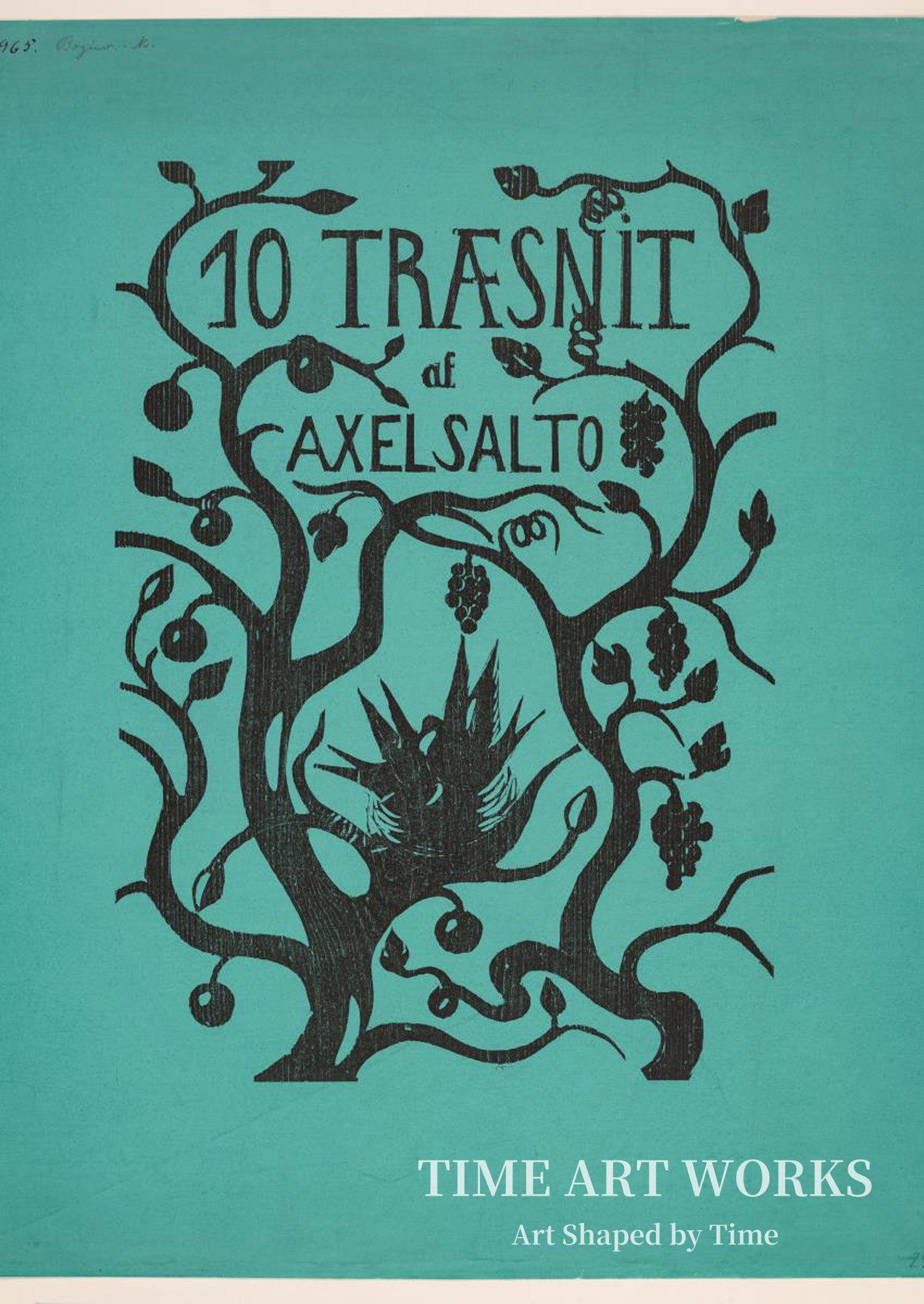 アクセル・サルトによる動物の木版画10点（10 dyretræsnit af Axel Salto. Klingens kunstnermappe nr. 3）— サルト、アクセル（Salto, Axel）