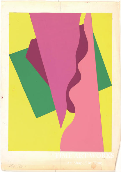 『アトゥシュマンIV』習作（Forlæg for serigrafiet "Attouchement IV",1975）— モーテンセン、リチャード（Mortensen, Richard）