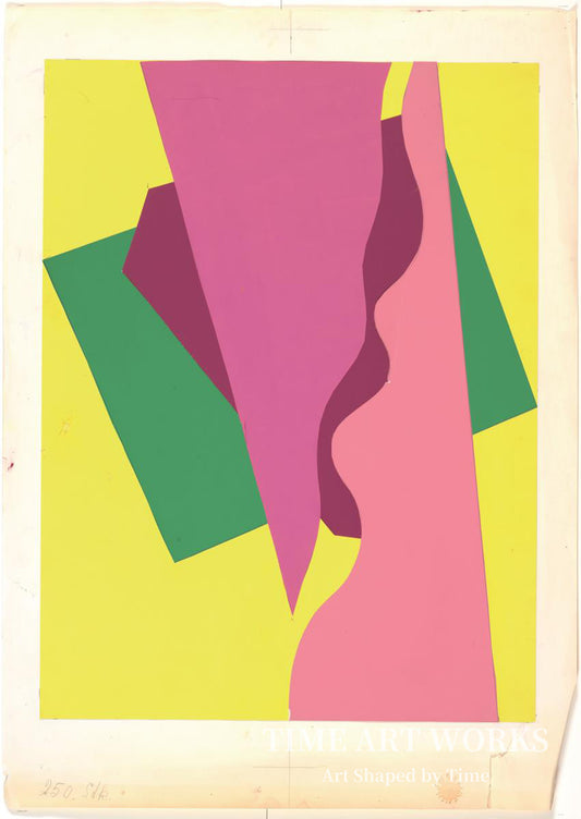 『アトゥシュマンIV』習作（Forlæg for serigrafiet "Attouchement IV",1975）— モーテンセン、リチャード（Mortensen, Richard）