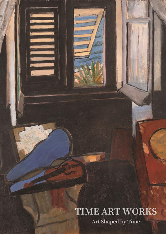 バイオリンのある室内（Interiør med violin）— マティス、アンリ（Matisse, Henri）