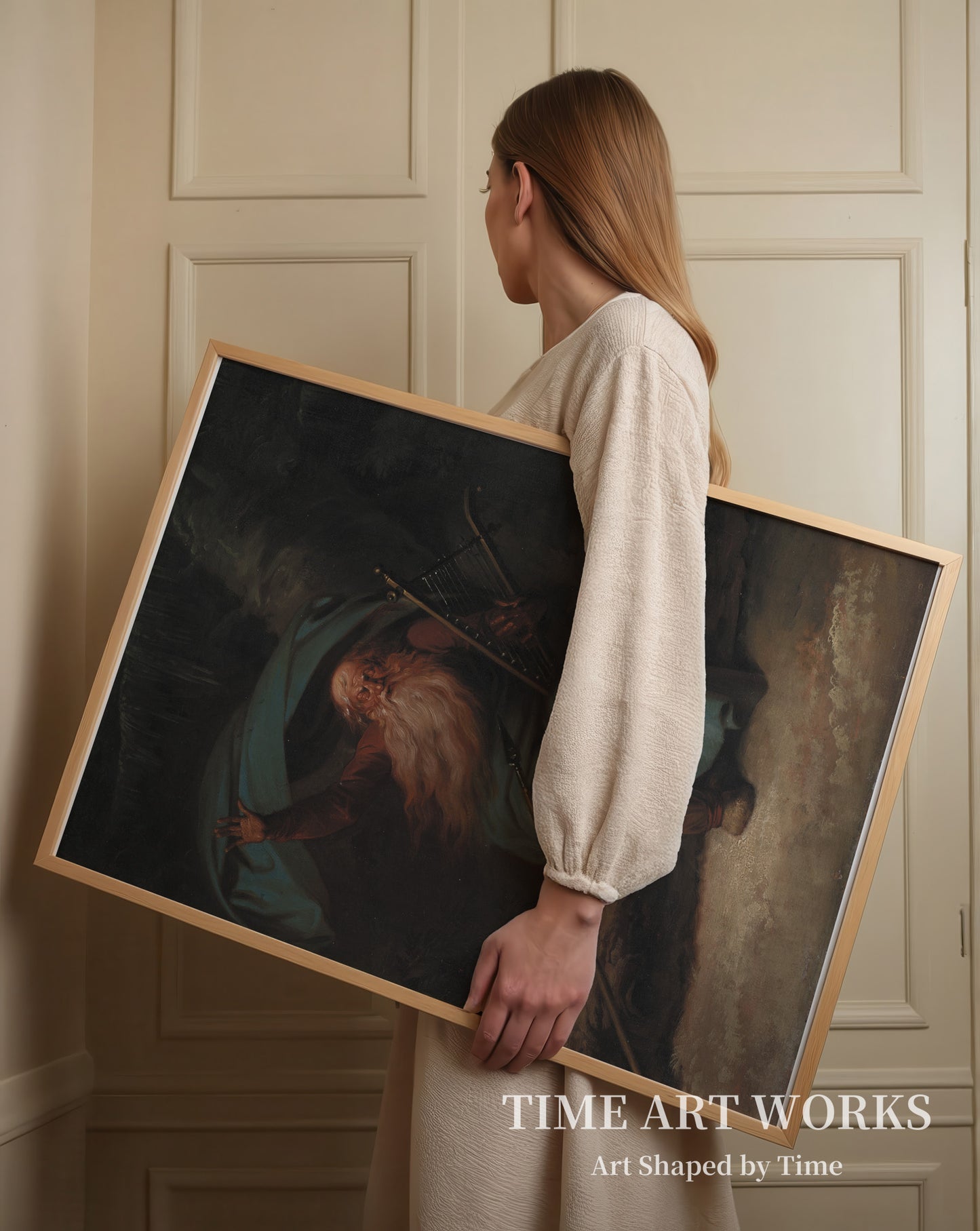 オシアンの最後の歌（Ossian. Den gamle blinde skotske barde synger til harpen sin svanesang）— アビルドガード、ニコライ（Abildgaard, Nicolai）