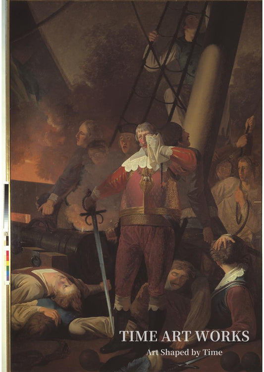 トリニティ号のクリスティアン4世（Christian IV på "Trefoldigheden" i slaget på Koldberger Heide 1644）— ベンズ、ヴィルヘルム（Bendz, Wilhelm）