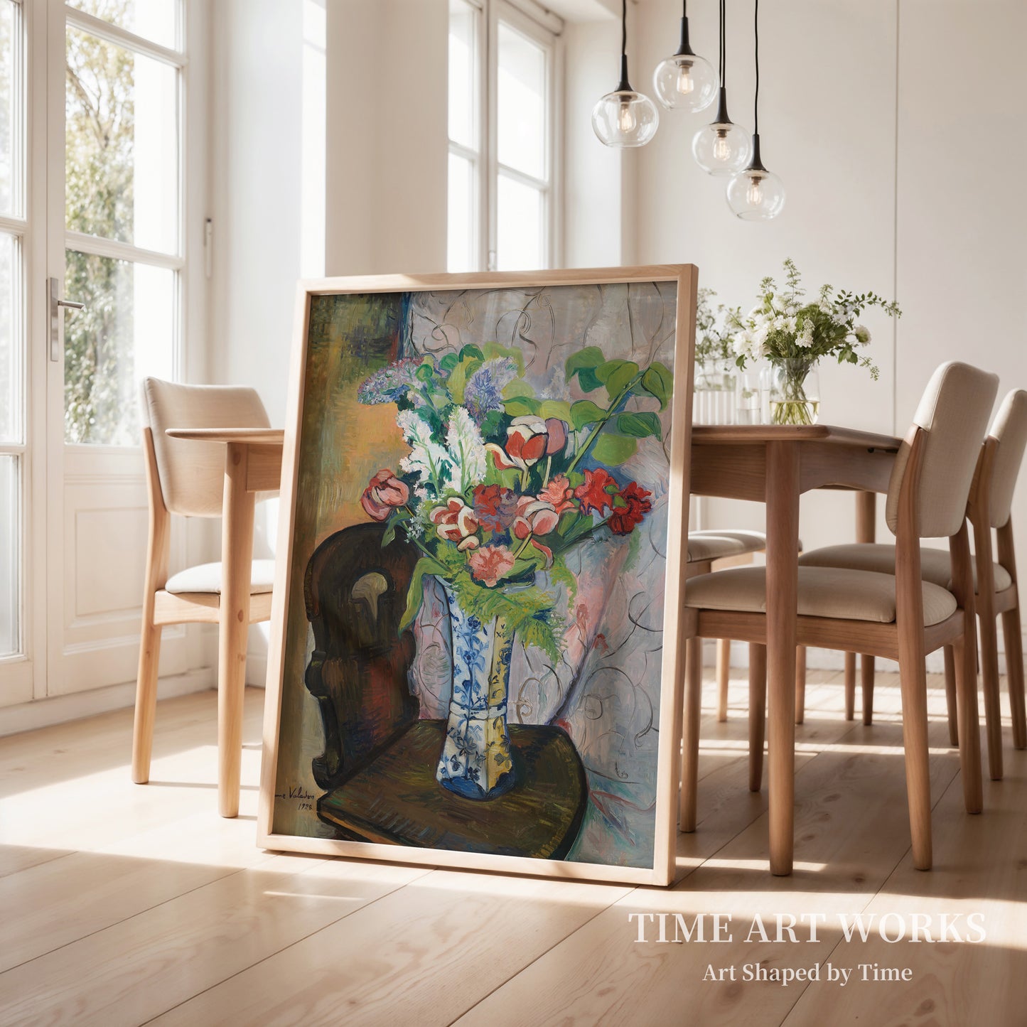 花瓶に生けられた春の花（Forårsblomster i en vase）— ヴァラドン、スザンヌ（Valadon, Suzanne）