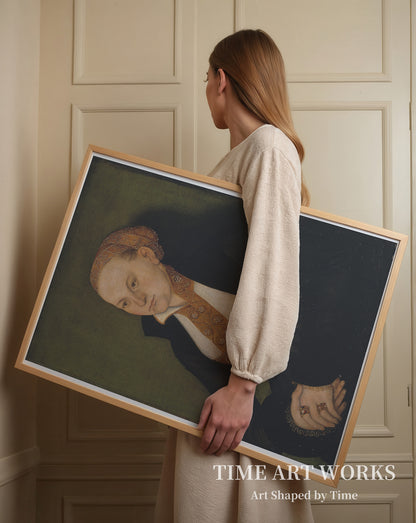 女性の肖像（Kvindeportræt. Muligvis Margrete Gyldenstierne.）— クラナッハ（I）、ルーカス（Cranach (I), Lucas）