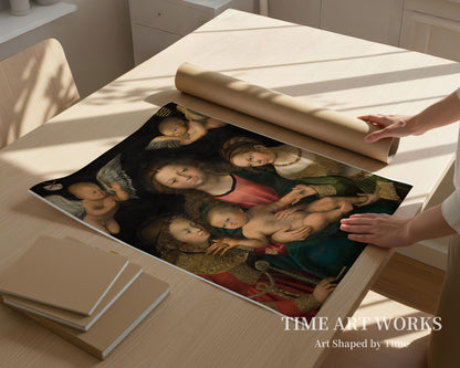聖カタリナと聖バルバラに挟まれた聖母子像（Maria med barnet mellem helgeninderne Katharina og Barbara）— クラナッハ（I）、ルーカス（Cranach (I), Lucas）