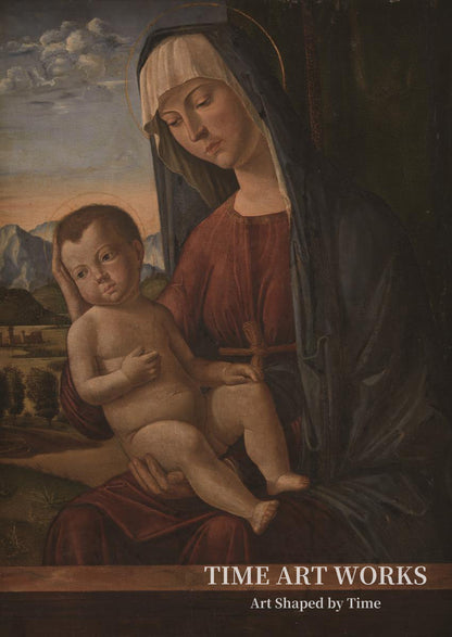 聖母子（Madonna med Barnet）— チーマ・ダ・コネリアーノ、洗礼者ヨハネ（Cima da Conegliano, Giovanni Battista）