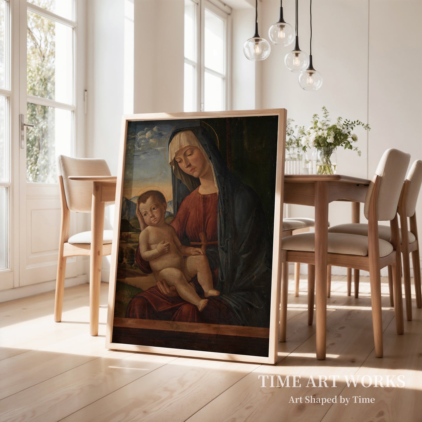 聖母子（Madonna med Barnet）— チーマ・ダ・コネリアーノ、洗礼者ヨハネ（Cima da Conegliano, Giovanni Battista）