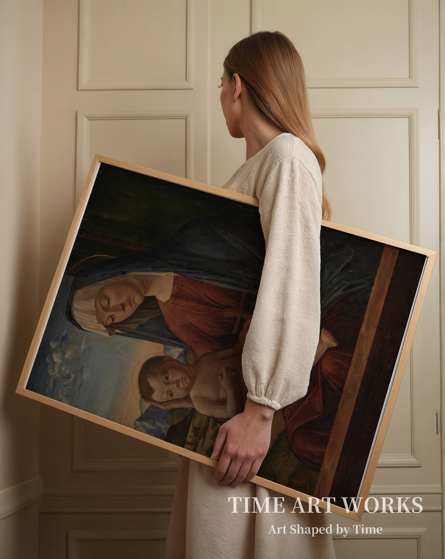 聖母子（Madonna med Barnet）— チーマ・ダ・コネリアーノ、洗礼者ヨハネ（Cima da Conegliano, Giovanni Battista）
