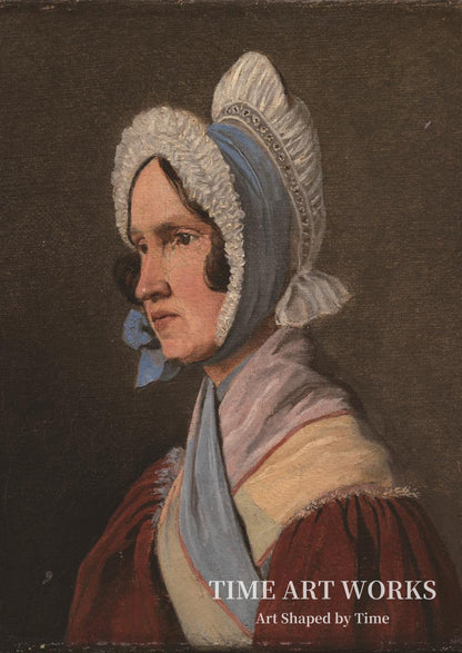 画家の母親であるキャサリン・ルンドビー大佐（旧姓ボンヌヴィー）（Oberstinde Cathrine Lundbye, f. Bonnevie, kunstnerens moder）— ルンドビー、ヨハン・トーマス（Lundbye, Johan Thomas）