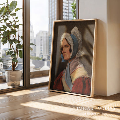画家の母親であるキャサリン・ルンドビー大佐（旧姓ボンヌヴィー）（Oberstinde Cathrine Lundbye, f. Bonnevie, kunstnerens moder）— ルンドビー、ヨハン・トーマス（Lundbye, Johan Thomas）