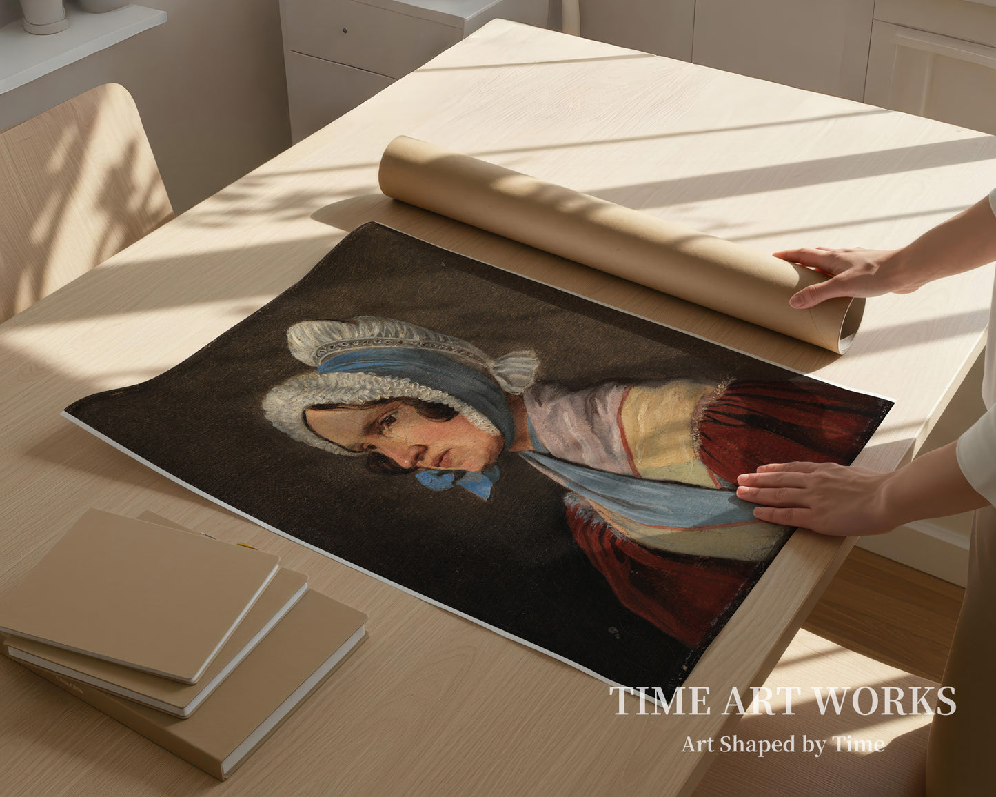 画家の母親であるキャサリン・ルンドビー大佐（旧姓ボンヌヴィー）（Oberstinde Cathrine Lundbye, f. Bonnevie, kunstnerens moder）— ルンドビー、ヨハン・トーマス（Lundbye, Johan Thomas）