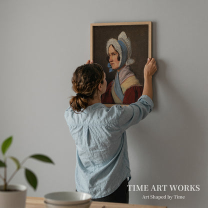 画家の母親であるキャサリン・ルンドビー大佐（旧姓ボンヌヴィー）（Oberstinde Cathrine Lundbye, f. Bonnevie, kunstnerens moder）— ルンドビー、ヨハン・トーマス（Lundbye, Johan Thomas）