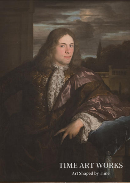 若い男性の肖像（Portræt af en ung mand）— ムーア、チャールズ2世（Moor, Carel de II）