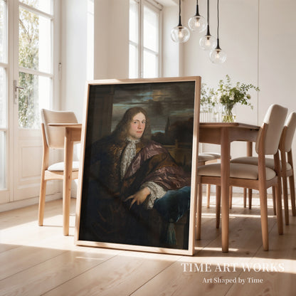 若い男性の肖像（Portræt af en ung mand）— ムーア、チャールズ2世（Moor, Carel de II）
