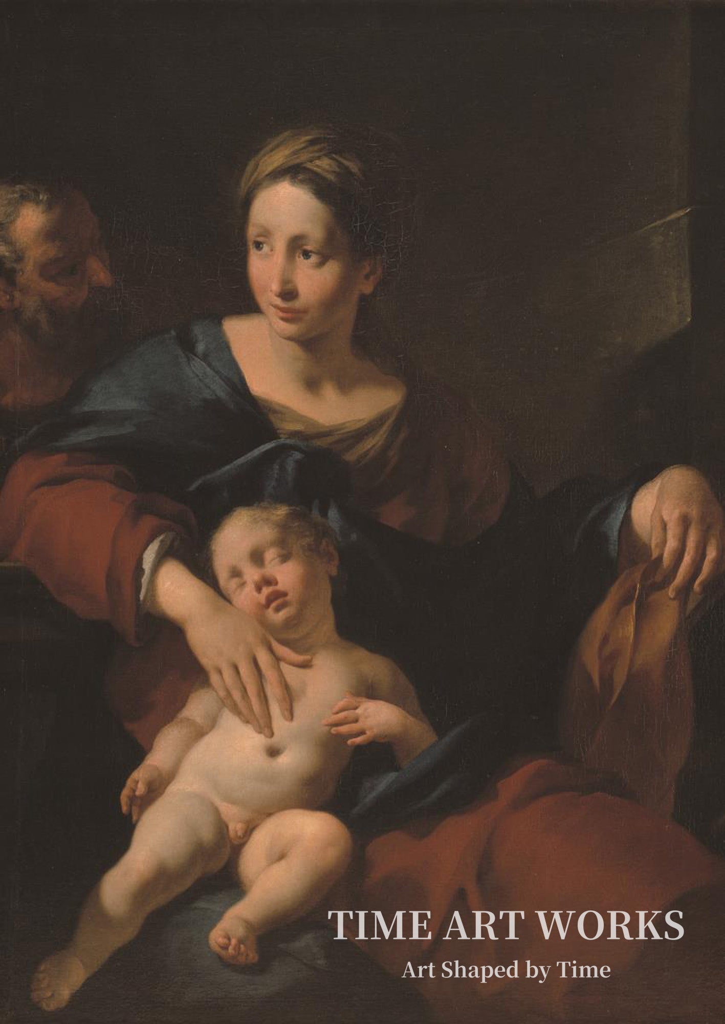 聖家族（Den hellige Familie）— 袋切り師、洗礼者ヨハネ（Tagliasacchi, Giovanni Battista）