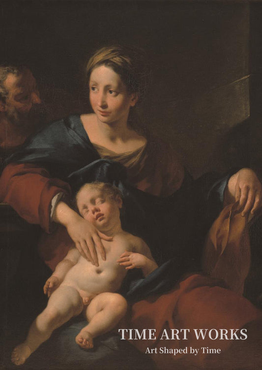 聖家族（Den hellige Familie）— 袋切り師、洗礼者ヨハネ（Tagliasacchi, Giovanni Battista）