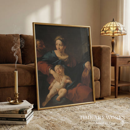 聖家族（Den hellige Familie）— 袋切り師、洗礼者ヨハネ（Tagliasacchi, Giovanni Battista）