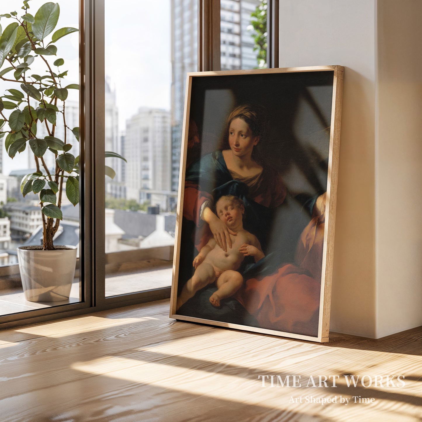 聖家族（Den hellige Familie）— 袋切り師、洗礼者ヨハネ（Tagliasacchi, Giovanni Battista）