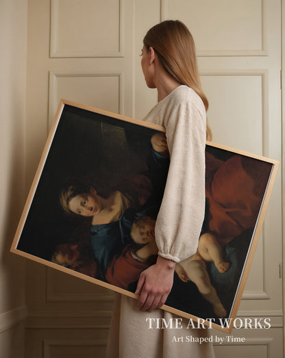 聖家族（Den hellige Familie）— 袋切り師、洗礼者ヨハネ（Tagliasacchi, Giovanni Battista）