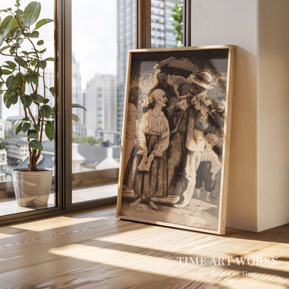 古いストリートシンガー（Den gamle gadesangerske）— ウィルムセン、J.F.（Willumsen, J.F.）