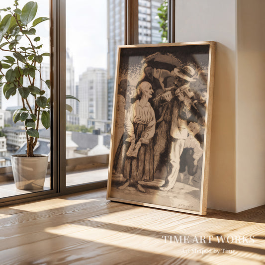 古いストリートシンガー（Den gamle gadesangerske）— ウィルムセン、J.F.（Willumsen, J.F.）