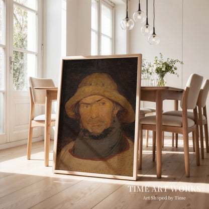 ホルンベックの漁師の肖像（Portræt af en fisker fra Hornbæk）— クロイヤー、PS（Krøyer, P.S.）
