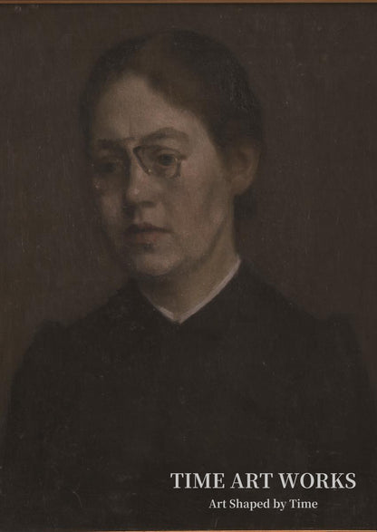画家エリザベス・ワンデル（Maleren Elisabeth Wandel）— ハンマースホイ、ヴィルヘルム（Hammershøi, Vilhelm）