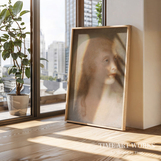 アンナ・バーバラ・ダムキアーの肖像（Portræt af Anna Barbara Damkier, trekvart profil mod venstre）— ユール、イェンス（Juel, Jens）