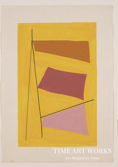『アトリエ143』習作（Forlæg for den serigrafiske mappe "Atelier 143", 1967）— モーテンセン、リチャード（Mortensen, Richard）