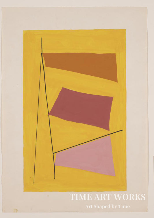 『アトリエ143』習作（Forlæg for den serigrafiske mappe "Atelier 143", 1967）— モーテンセン、リチャード（Mortensen, Richard）