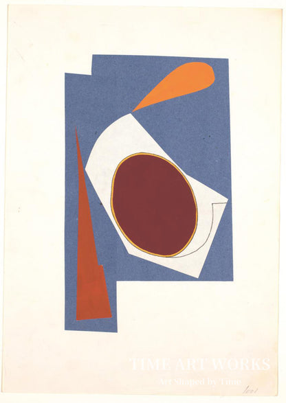 『アトリエ101. ラブ』原型（Forlæg for den serigrafiske mappe "Atelier 101. Rab", 1967）— モーテンセン、リチャード（Mortensen, Richard）