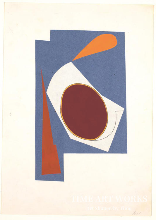 『アトリエ101. ラブ』原型（Forlæg for den serigrafiske mappe "Atelier 101. Rab", 1967）— モーテンセン、リチャード（Mortensen, Richard）
