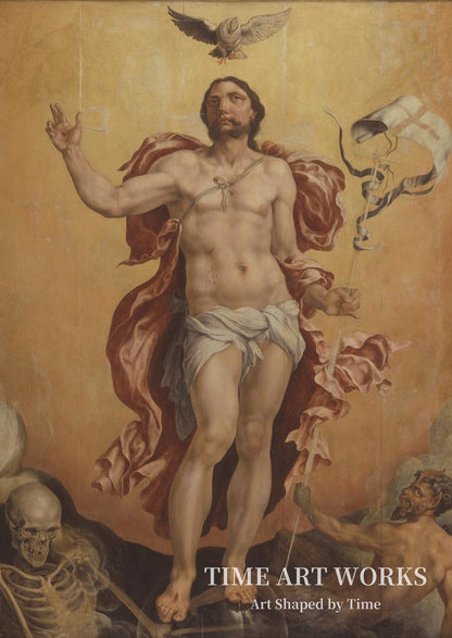 罪と死に対する勝利者としてのキリスト（Kristus som sejrherre over synd og død）— ヘームスケルク、マールテン・ファン（Heemskerck, Maarten van）