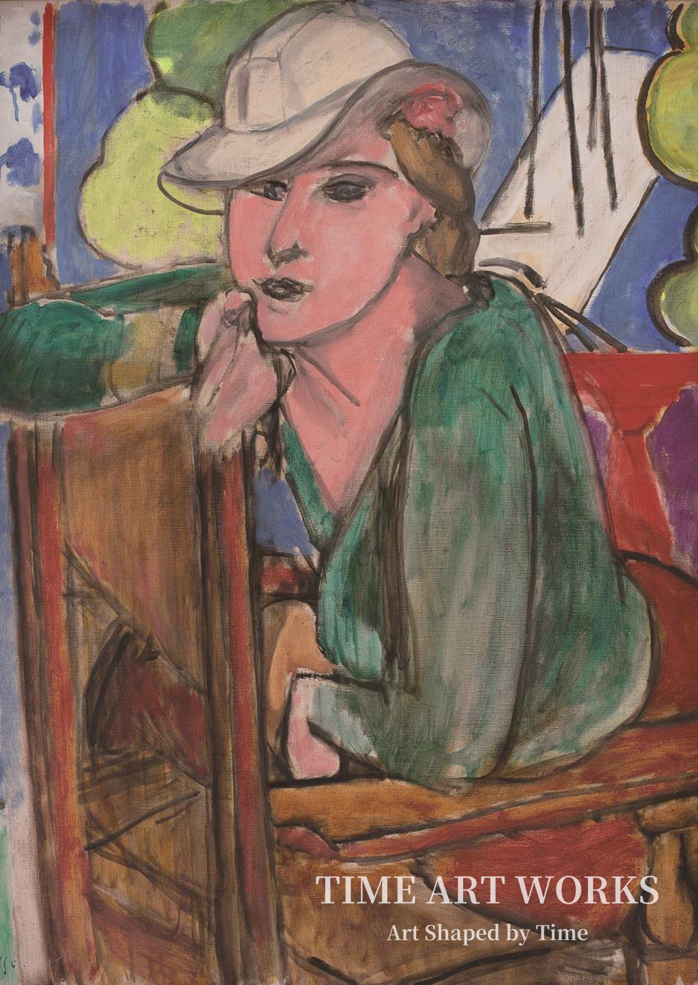 緑のブラウス（Den grønne bluse）— マティス、アンリ（Matisse, Henri）