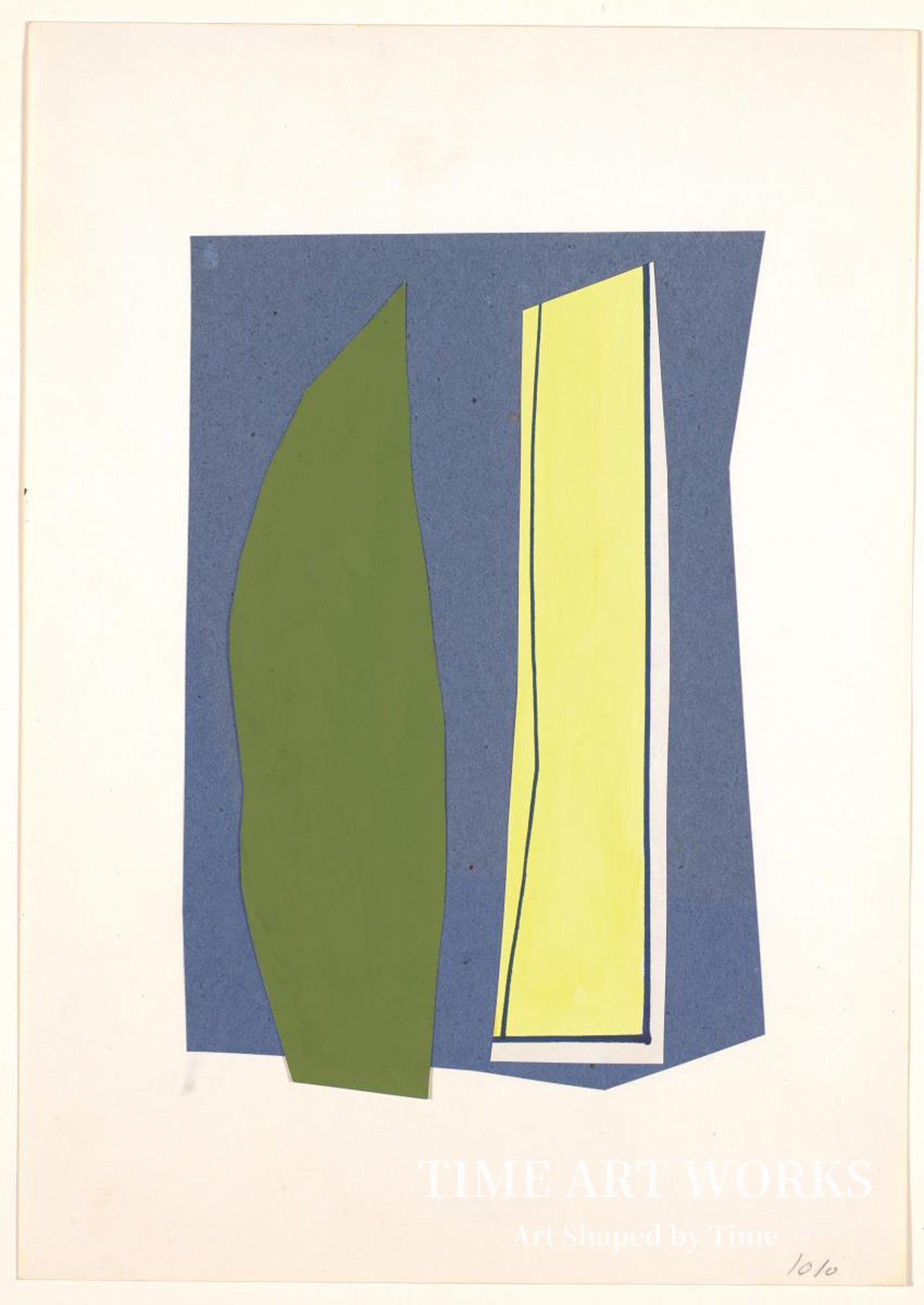 『アトリエ101. ラブ』習作（Forlæg for den serigrafiske mappe "Atelier 101. Rab", 1967）— モーテンセン、リチャード（Mortensen, Richard）