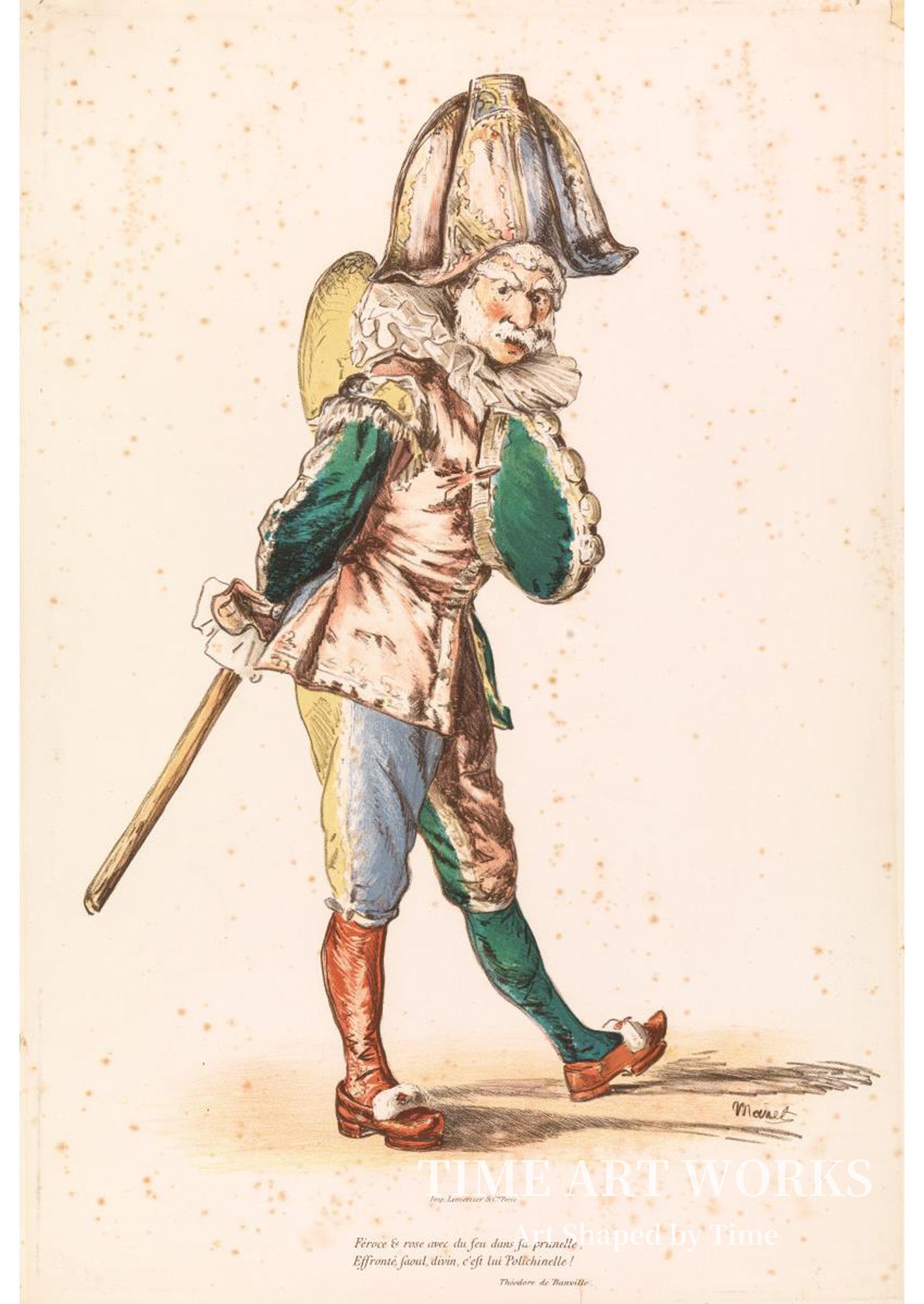 パンチネッロ（Polichinelle）— マネ、エドゥアール（Manet, Édouard）
