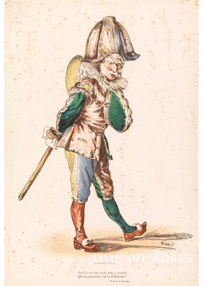 パンチネッロ（Polichinelle）— マネ、エドゥアール（Manet, Édouard）
