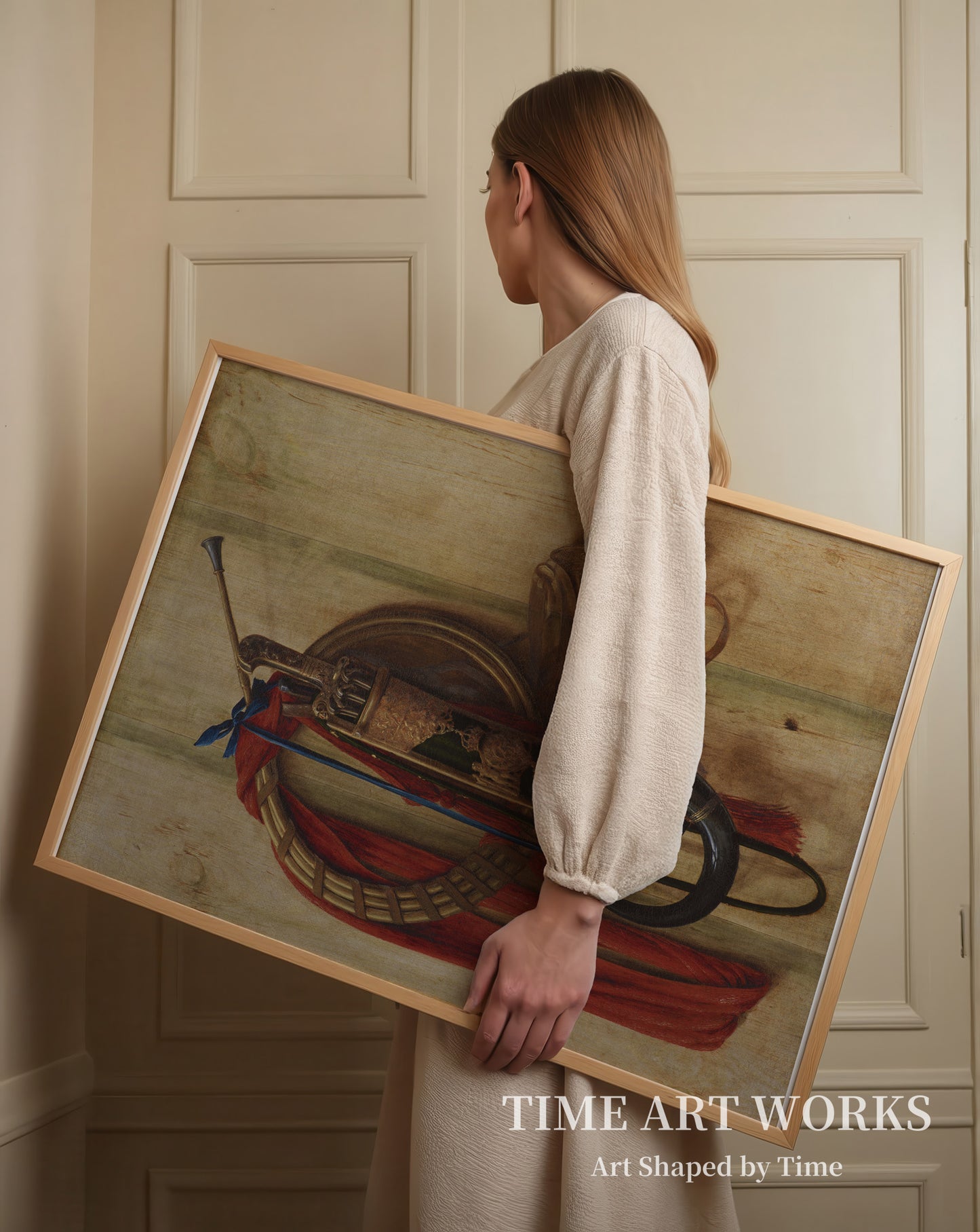 クリスチャン 5 世のパーフォース狩猟用装備を備えただまし絵（Trompe l'oeil med Christian Vs udstyr til parforcejagt）— ギスブレヒト、コルネリアス・ノルベルトゥス（Gijsbrechts, Cornelius Norbertus）