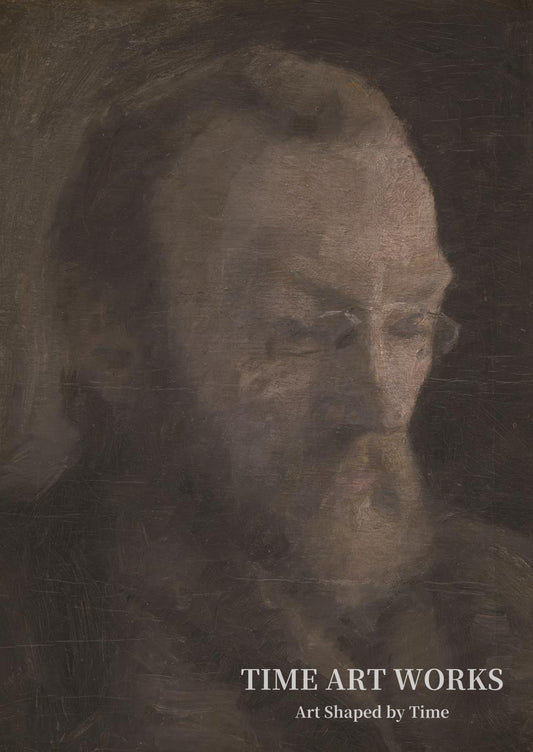 美術史家（Kunsthistoriker, senere museumsdirektør Karl Madsen）— ハンマースホイ、ヴィルヘルム（Hammershøi, Vilhelm）