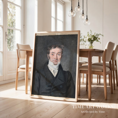 ラムローズ教区アーゲルップ出身の学校教師ハンス・ジェンセン・ヴィスビー（1777-1870）の肖像。（Portræt af skolelærer Hans Jensen Visby (1777-1870), fra Aagerup, Ramløse sogn.）— スコフガード、PC（Skovgaard, P.C.）