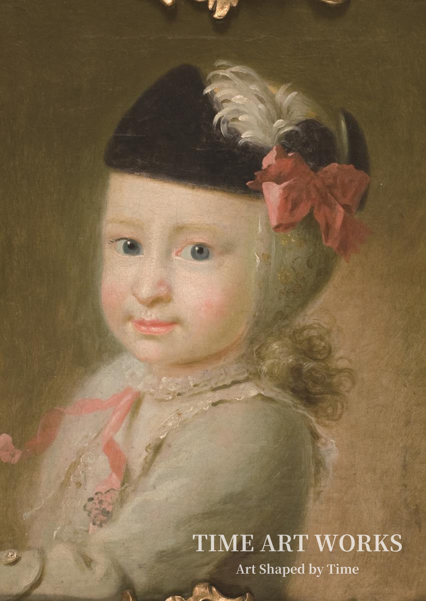 後のカール・クリスチャン・ローレンティウス・バーチ博士の幼少期の肖像（Barneportræt af senere dr. theol. Carl Christian Laurentius Birch）— ホルナー、ヨハン（Hörner, Johan）