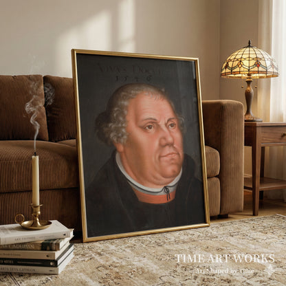 マルティン・ルター（1483-1546）の肖像（Portræt af Martin Luther (1483-1546)）— クラナッハ（II）、ルーカス（Cranach (II), Lucas）