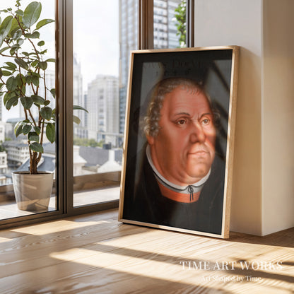 マルティン・ルター（1483-1546）の肖像（Portræt af Martin Luther (1483-1546)）— クラナッハ（II）、ルーカス（Cranach (II), Lucas）