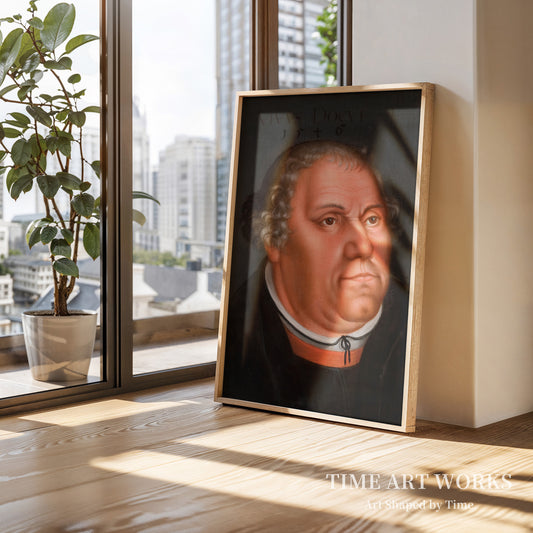 マルティン・ルター（1483-1546）の肖像（Portræt af Martin Luther (1483-1546)）— クラナッハ（II）、ルーカス（Cranach (II), Lucas）