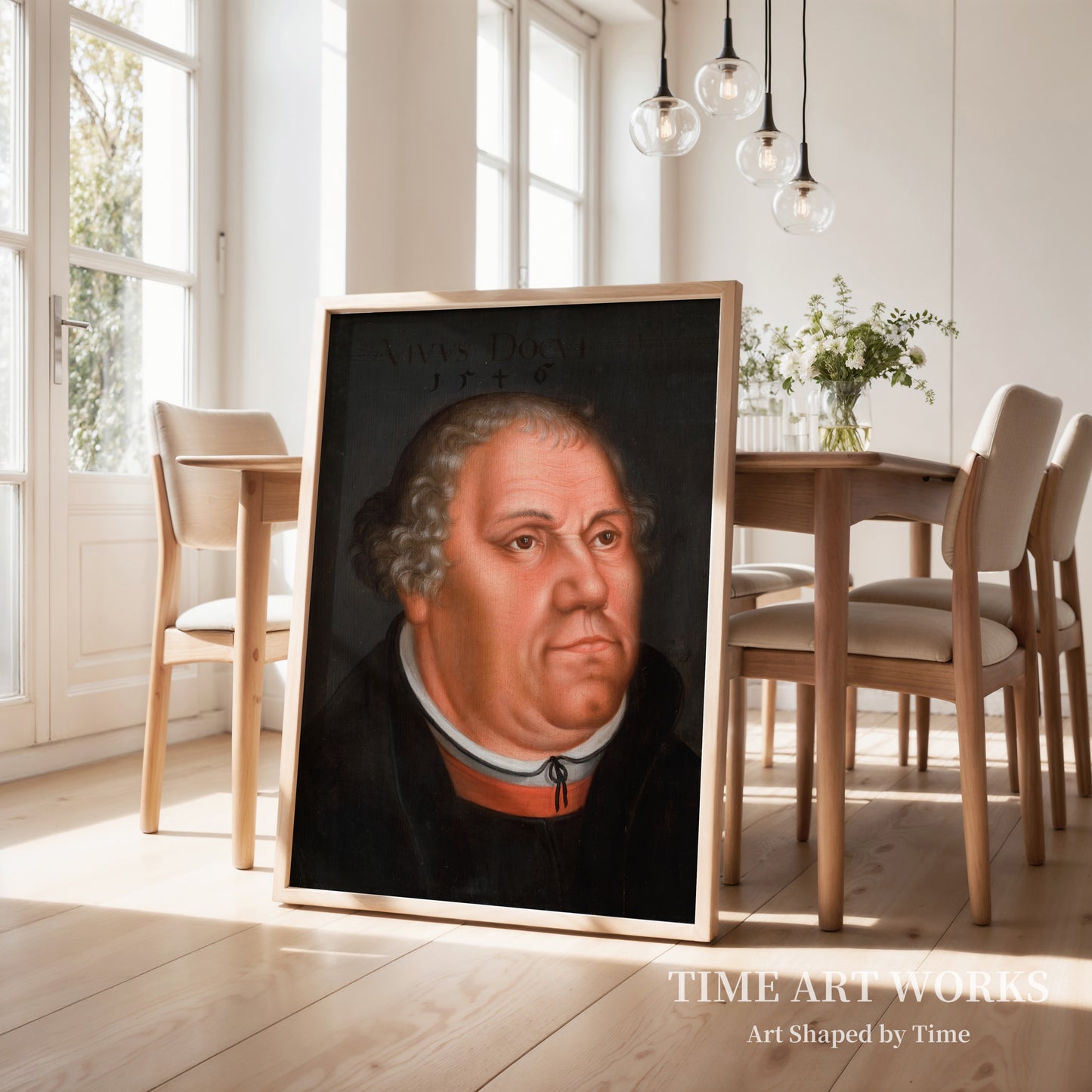 マルティン・ルター（1483-1546）の肖像（Portræt af Martin Luther (1483-1546)）— クラナッハ（II）、ルーカス（Cranach (II), Lucas）