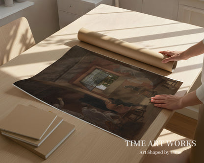 彫刻家イェンス・アドルフ・エリハウ（Billedhuggeren Jens Adolph Jerichau i sit atelier i Rom）— ヤコブセン、デビッド（Jacobsen, David）