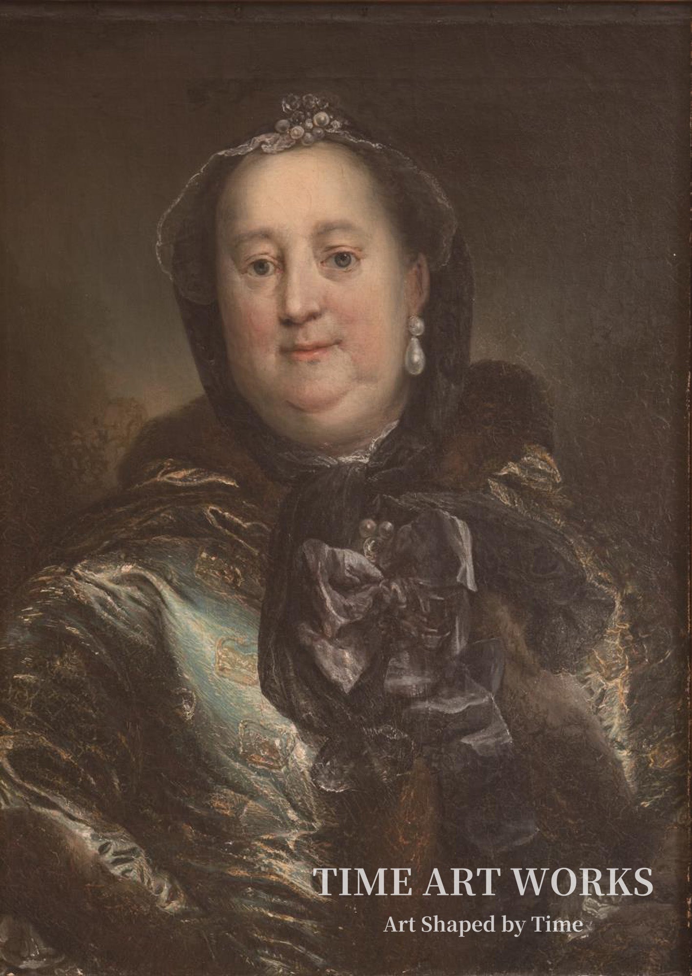 アントワネット・アマリーの肖像（Portræt af hertuginde Antoinette Amalie af Braunschweig-Wolfenbüttel）— ピロ、CG（Pilo, C.G.）