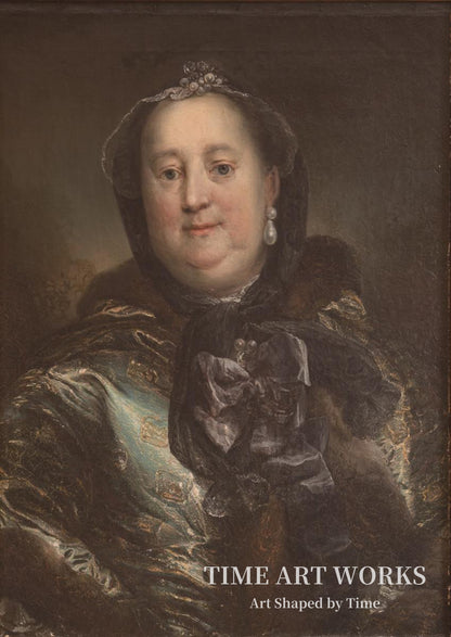 アントワネット・アマリーの肖像（Portræt af hertuginde Antoinette Amalie af Braunschweig-Wolfenbüttel）— ピロ、CG（Pilo, C.G.）